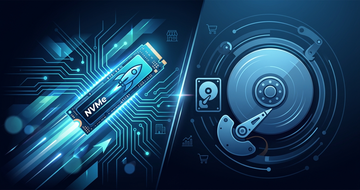 NVMe vs HDD Hosting: Which Choice is Better for Small Businesses?
